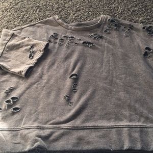 Forever 21 distresses sweatshirt